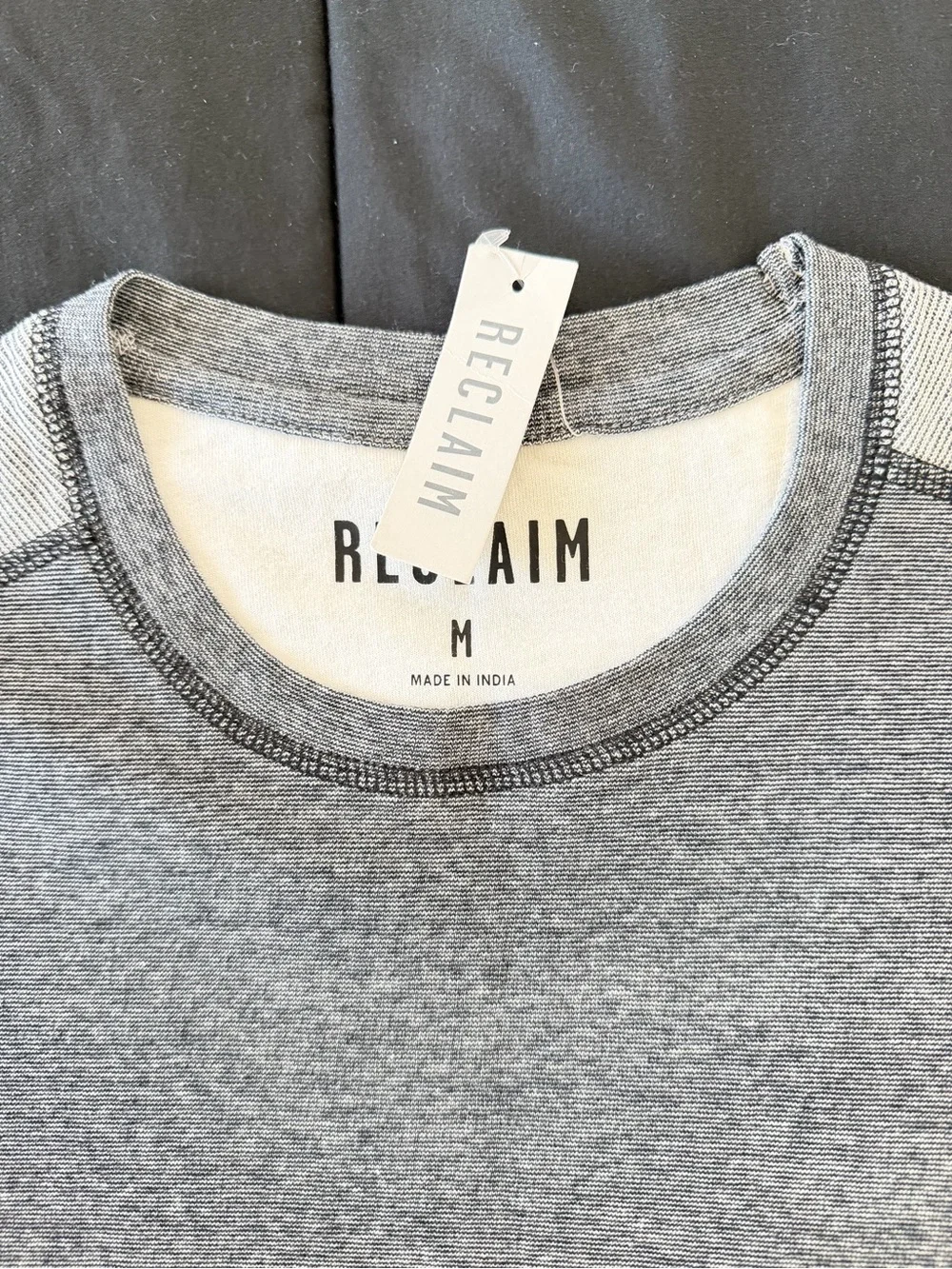 Men’s Long-Sleeve Crew Neck Shirt — Heather Gray